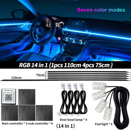 Auto LED Light RGB Ambient Rainbow Kits Auto Light - Auto LED Light - BLALION - Mad Fly Essentials