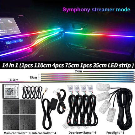 Auto LED Light RGB Ambient Rainbow Kits Auto Light - Auto LED Light - BLALION - Mad Fly Essentials