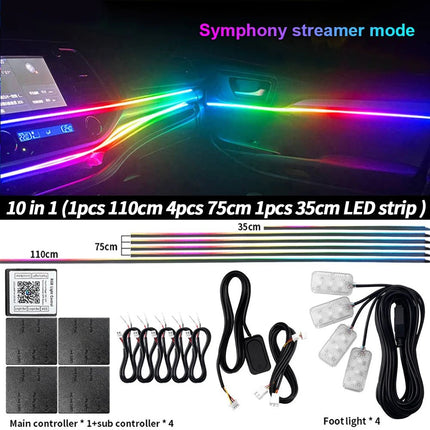 Auto LED Light RGB Ambient Rainbow Kits Auto Light - Auto LED Light - BLALION - Mad Fly Essentials