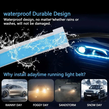 Auto LED Light RGB Remote APP DRL Strip Hood Decor - Auto LED Light - Kiend - Mad Fly Essentials