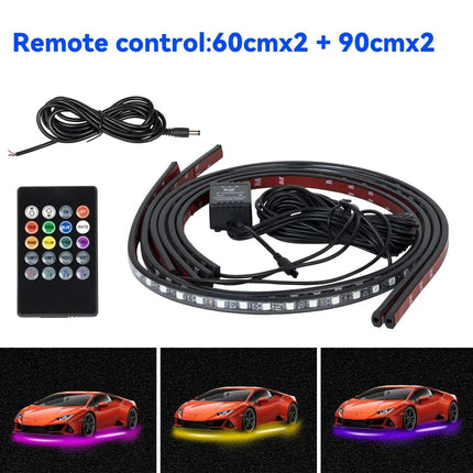 Auto LED Light Underglow Strip Light RGB APP Control - Auto LED Light - RXZ - Mad Fly Essentials