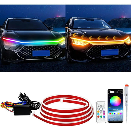 Auto LED Light Universal Hood Guide Strip Light - Auto LED Light - OKEEN - Mad Fly Essentials