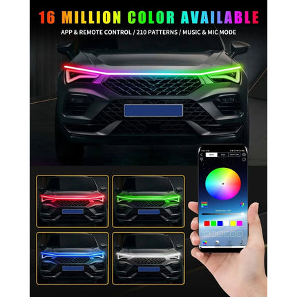 Auto LED Light Universal Hood Guide Strip Light - Auto LED Light - OKEEN - Mad Fly Essentials