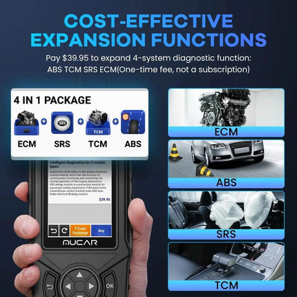 OBD2 Engine Diagnose Code Reader Tool Auto Essentials - Auto Essentials - Mucar - Mad Fly Essentials