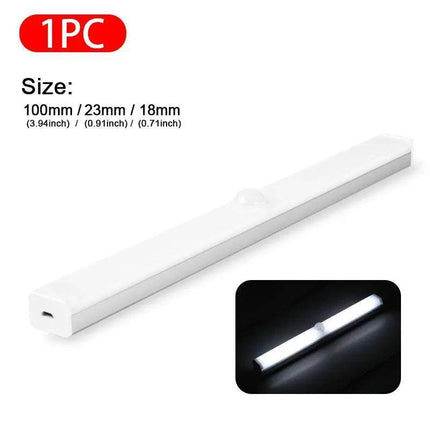 Auto USB Rechargeable Sensor LED Night Light - LED Night Light - SeaMetal - Mad Fly Essentials