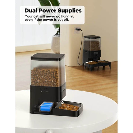 Automatic Cat Dog Elevated Feeder Pet Essentials - Pet Essentials - Pet Essentials - Mad Fly Essentials
