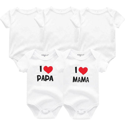 Aynigiell Infant Boys Cartoon 5pk Baby Romper - Baby Romper - AYNIGIELL - Mad Fly Essentials