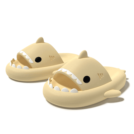 Women Cartoon Shark Thick Sole Slippers - Mad Fly Essentials
