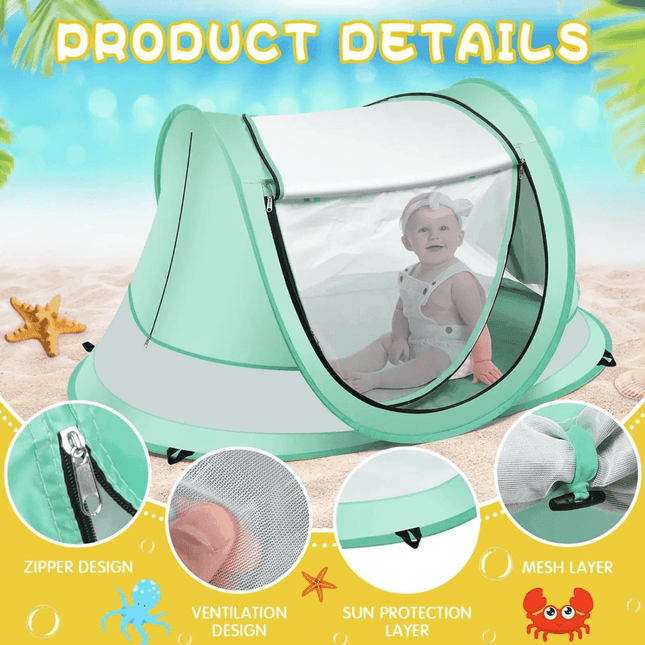Beach Tent Sunshade Baby Essentials - Mad Fly Essentials