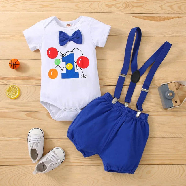 Baby Blue Balloon Boy Birthday Set - Mad Fly Essentials