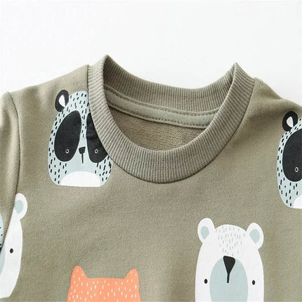 Baby Boy 2 - 7T Animal Fox Sweater - Sweater - jumping meters - Mad Fly Essentials