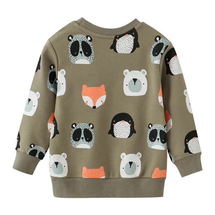 Baby Boy 2 - 7T Animal Fox Sweater - Sweater - jumping meters - Mad Fly Essentials