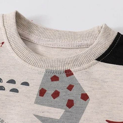 Baby Boy 2 - 7T Outerwear Dinosaur Sweater - Sweater - SAILEROAD - Mad Fly Essentials