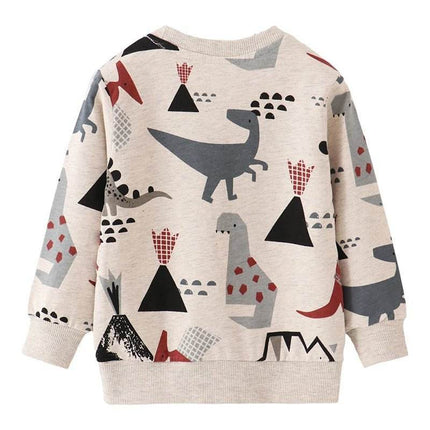 Baby Boy 2-7T Outerwear Dinosaur Sweater - Mad Fly Essentials
