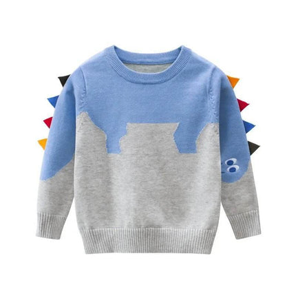 Baby Boy Dinosaur Animal Casual Sweater - Sweater - Little maven - Mad Fly Essentials