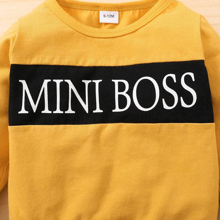 Baby Boy 2pc Mini Boss Clothing Set - Clothing Set - Mioglrie - Mad Fly Essentials