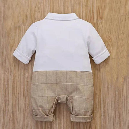 Baby Boy 3 - 24M Plaid Formal Gentleman Outfit - Gentleman Outfit - Prowow - Mad Fly Essentials