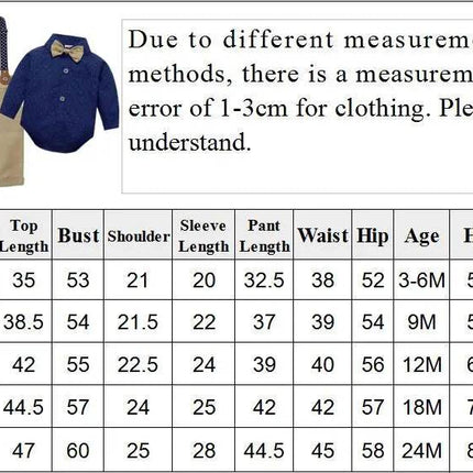 Baby Boy 3 - 24M Infant Clothing Set Gentleman Outfit - Gentleman Outfit - LZH - Mad Fly Essentials