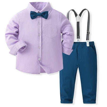 Baby Boy 4pc Spring Gentleman Outfit - Mad Fly Essentials