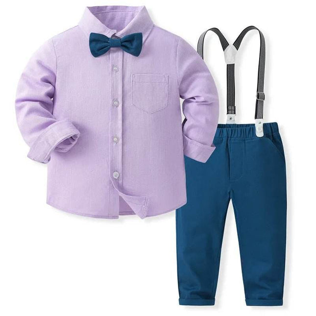 Baby Boy 4pc Spring Gentleman Outfit - Mad Fly Essentials