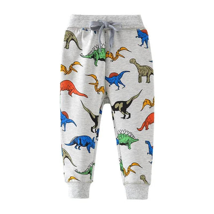 Baby Boy Animal All - Season Drawstring Sweatpants - Sweatpants - jumping meters - Mad Fly Essentials