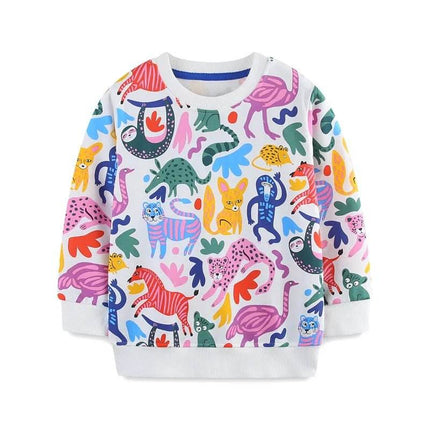 Baby Boy Animal Forest Sweater Tops - Mad Fly Essentials