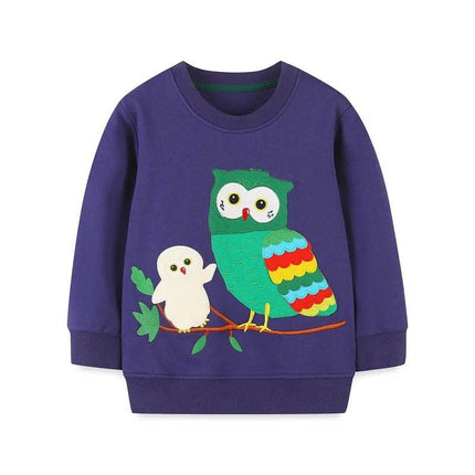 Baby Boy Animal Forest Sweater Tops - Mad Fly Essentials