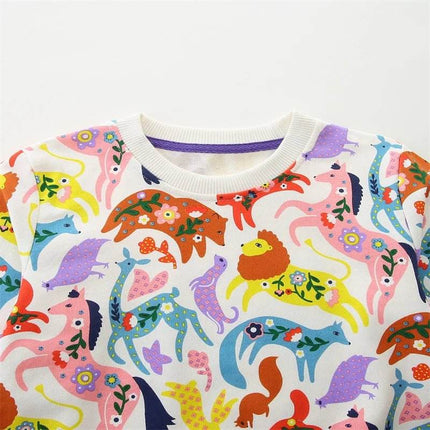 Baby Boy Animal Lion Forest Sweater - Sweater - jumping meters - Mad Fly Essentials