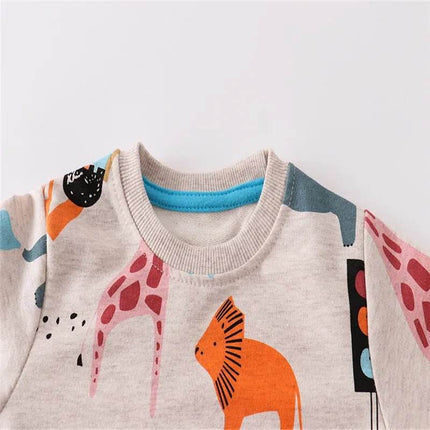 Baby Boy Animal Star Long Sweater - Sweater - jumping meters - Mad Fly Essentials