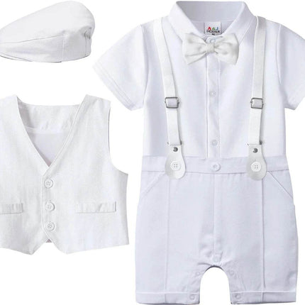Baby Boy Baptism 3pc Set Gentleman Outfit - Gentleman Outfit - PsyMonster - Mad Fly Essentials