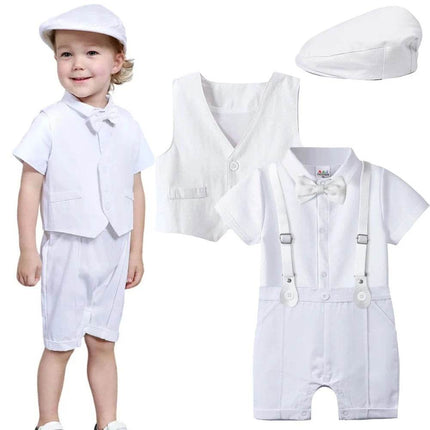 Baby Boy Baptism 3pc Gentleman Outfit - Mad Fly Essentials