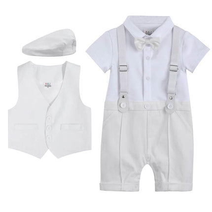 Baby Boy Baptism 3pc Set Gentleman Outfit - Gentleman Outfit - PsyMonster - Mad Fly Essentials