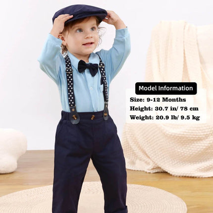 Baby Boy Blue Birthday Party Gentleman Outfit - Gentleman Outfit - A&J DESIGN - Mad Fly Essentials