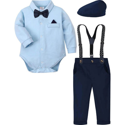 Baby Boy Blue Birthday Party Gentleman Outfit - Gentleman Outfit - A&J DESIGN - Mad Fly Essentials
