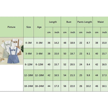 Baby Boy Blue Brown Clothing Set Gentleman Outfit - Gentleman Outfit - Top and top - Mad Fly Essentials