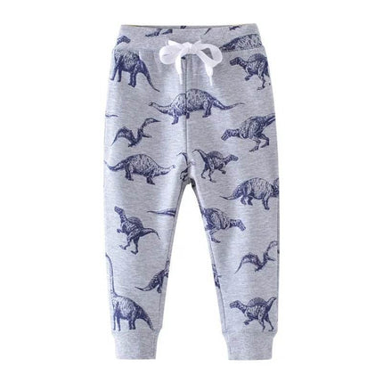 Baby Boy Blue Shark Drawstring Sweatpants - Sweatpants - jumping meters - Mad Fly Essentials