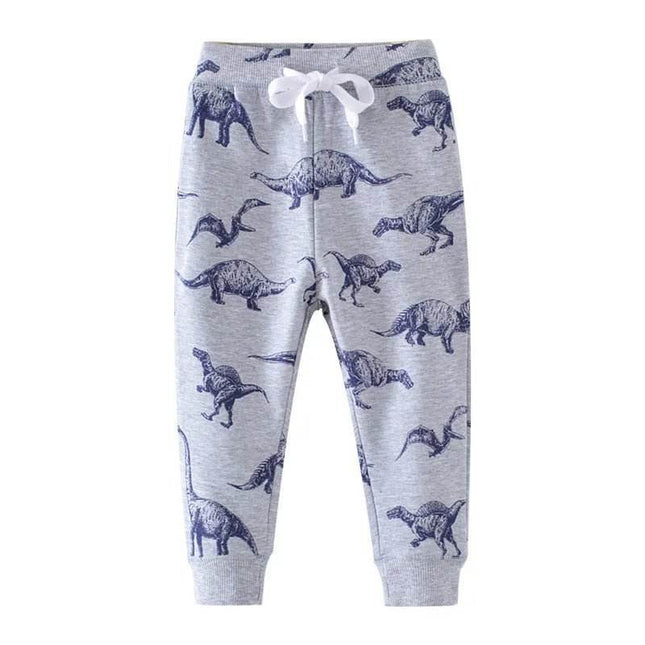 Baby Boy Blue Shark Drawstring Sweatpants - Sweatpants - jumping meters - Mad Fly Essentials