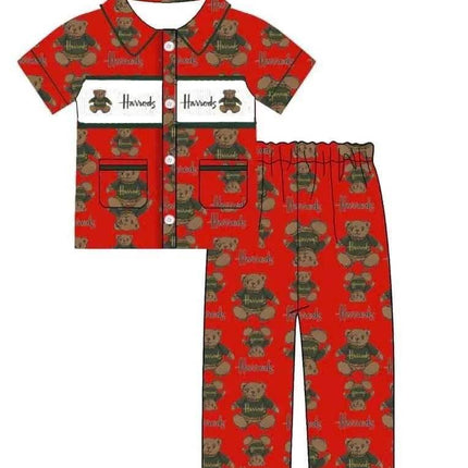 Baby Boy Brown Bear Outfit Pajama Set - Mad Fly Essentials