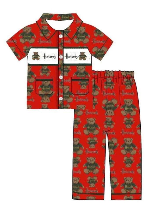 Baby Boy Brown Bear Outfit Pajama Set - Mad Fly Essentials
