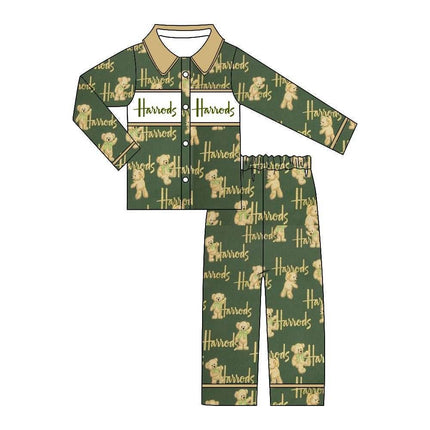 Baby Boy Brown Bear Outfit Pajama Set - Pajama Set - SAILEROAD - Mad Fly Essentials