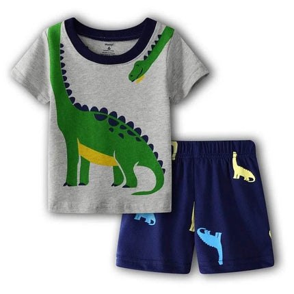 Baby Boy Camouflage Dinosaur Pajama Sleepwear Set - Sleepwear Set - Little Bitty - Mad Fly Essentials