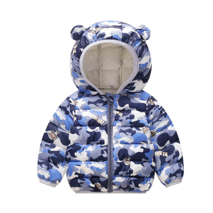 Baby Boy Camouflage Hooded Jacket - Mad Fly Essentials