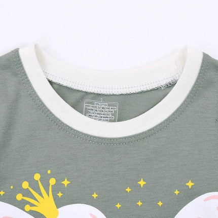 Baby Boy Cartoon Dinosaur 3D Pajama Set - Pajama Set - HORSE TOP - Mad Fly Essentials