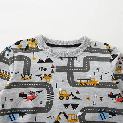 Baby Boy City Map Animal Sweater - Sweater - SAILEROAD - Mad Fly Essentials