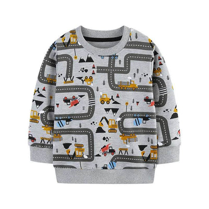 Baby Boy City Map Animal Sweater - Mad Fly Essentials