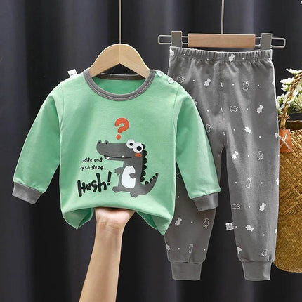 Baby Boy Dinosaur Pajama Sleepwear Set - Sleepwear Set - Chivry - Mad Fly Essentials