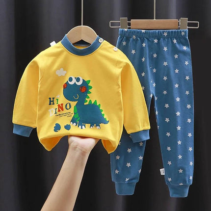 Baby Boy Dinosaur Pajama Sleepwear Set - Sleepwear Set - Chivry - Mad Fly Essentials