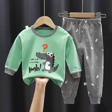 Baby Boy Dinosaur Pajama Sleepwear Set - Sleepwear Set - Chivry - Mad Fly Essentials