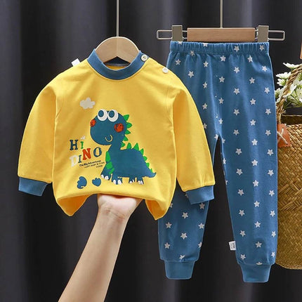 Baby Boy Dinosaur Pajama Sleepwear Set - Sleepwear Set - Chivry - Mad Fly Essentials