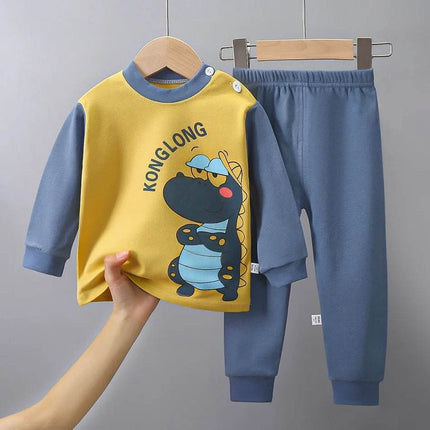 Baby Boy Dinosaur Pajama Sleepwear Set - Sleepwear Set - Chivry - Mad Fly Essentials